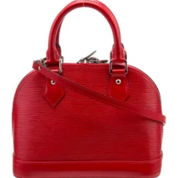 Louis Vuitton Epi Alma BB w/Strap --100% AUTHENTIC - Picture 1 of 4